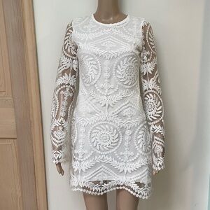 white dobby milkmaid skater dress Missguided | Dresses | Missguided Dobby Milkmaid Skater Dress White